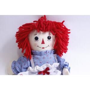 Aurora Raggedy Anne Doll, Classic Toy, Collectible, Soft & Cuddly, Nostalgic